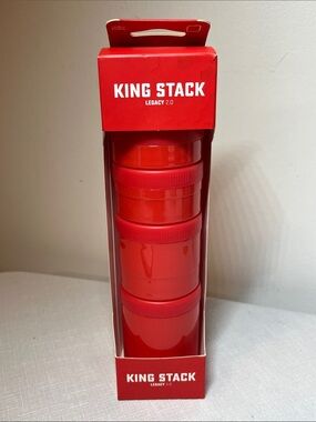King Stack Legacy 2.0 Red Stackable Storage Set
New
BPA free